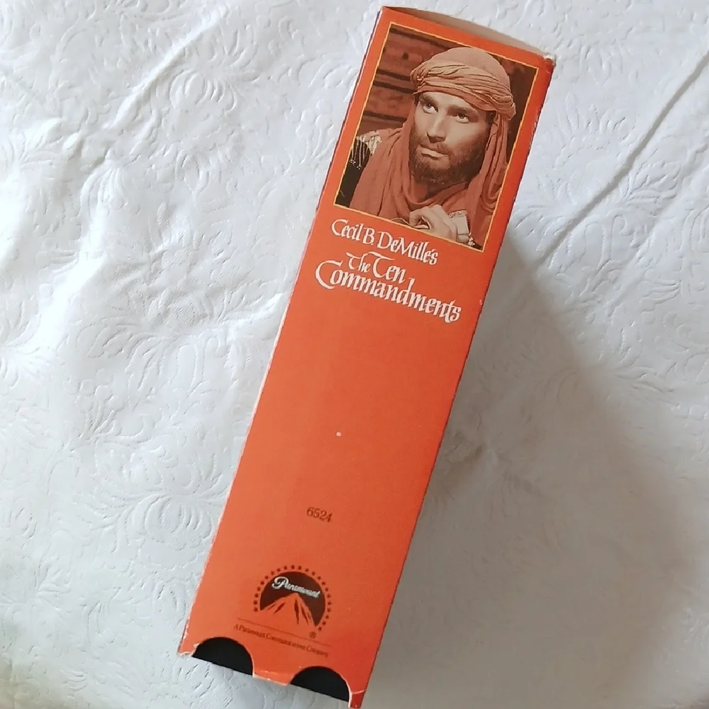 Religious VHS Tape Lot - 'Jesus' 'The Ten Commandments' 'Jesus Superstar'
